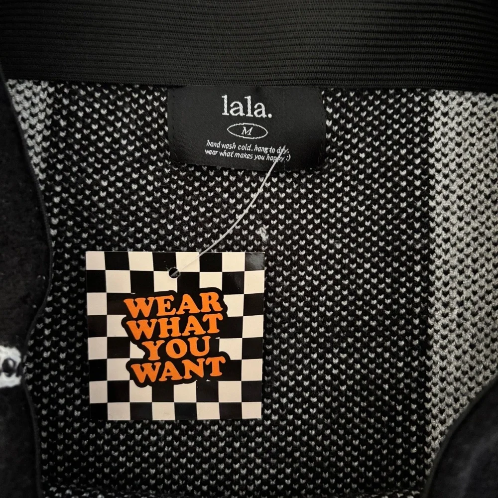 LALA ORIGINAL To The Stars Knit Skirt in Checkerboard - Picture 6 of 8